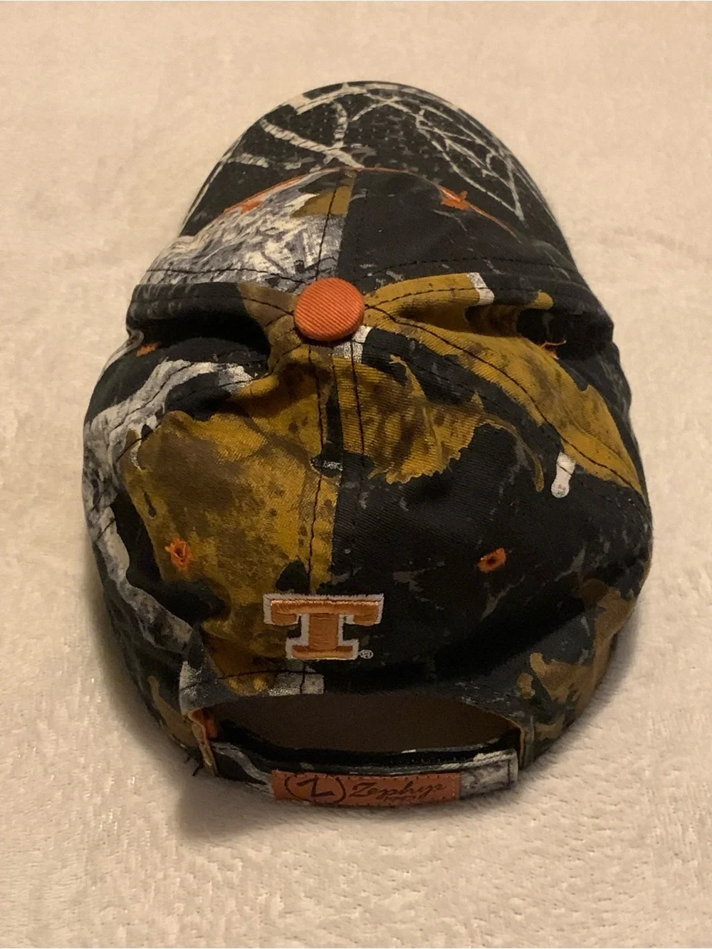 Camo Texas Longhorns hat